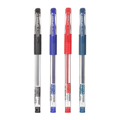 Comix Gp6600 Gel Pen Signature Pen Student Exam Gel Pen Ball Pen Black 12 PCs 0.5mm