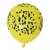 Animal Feet Leopard Print Spot Horse Pattern Dog Cow Stripe Yellow Orange White round Printed Balloon