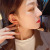 Fashion Dual-Wear 925 Silver Stud Earrings Korean Style Tassel Temperamental Simple Metal Earrings Female Online Influencer Geometric Ear Rings