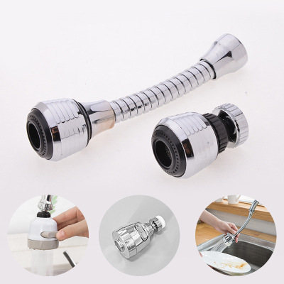 Tap Bubbler Water Saving Device Filter Nozzle 360 Degrees Rotating Lengthened Tap Connector Shower Head Anti-Splash Head