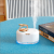 Suspension Double Ring Humidifier with Small Night Lamp Creative USB Charging Home Office Desk Surface Panel Wireless