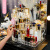 Celebrity Cosmetics Storage Box 360 Rotating Acrylic Transparent Desktop Dresser Storage Lipstick Skin Care Storage