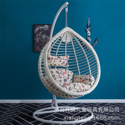 Hanging Basket Rattan Chair Adult Hammock Indoor Living Room Swing Lazy Glider Balcony Single Sleeping Cradle Leisure Toys