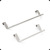 Kitchen Multi-Purpose Stainless Steel Single-Rod Towel Rack Cabinet Door Back Rag Rack Bathroom Towel Rod