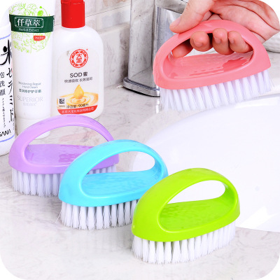 Shoe Brush Colorful Egg-Shaped Cleaning Brush Multi-Functional Home Clothes Cleaning Brush Candy Color Brush Clothing Shoes Cleaning Brush