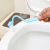 Toilet Brush plus Long Handle Brush Go to the Dead End Cleaning Brush V Plastic Toilet Inner Side Curved Brush