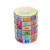 Cylindrical Plastic Cube Children's Digital Cube Learning Stationery Cylindrical Cube Stall Supply