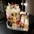 Celebrity Cosmetics Storage Box 360 Rotating Acrylic Transparent Desktop Dresser Storage Lipstick Skin Care Storage