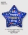 New 18-Inch round/Five-Pointed Star Father's Day Aluminum Balloon English Father's Day Aluminum Balloon Party Decoration