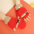 Autumn and Winter Thickened Fleece-Lined Wool Wool Anti-Freezing Touch Screen Student Writing Half Finger Flip Warm Gloves for Women