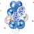 Cross-Border Hot Selling Factory Direct Sales 8pcs Chrome Confetti Latex Balloons Set