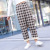 Cashmere Plaid Pants Women's 2021 Autumn and Winter New High Waist Slimming Drooping Straight Casual Wide Leg Mopping Women's Trousers