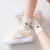Women's Socks Summer Mid-Calf Ins Japanese Cute Curling Cartoon Bear Trendy Student Lightweight Cotton Socks Tube Socks