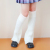 Design White JK Hot Girl Sweet Cool Knitted Leg Warmers Girl Wool Horn Leg Warmer Mid-Length Student Bunching Socks