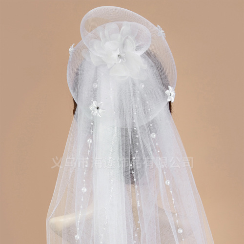 Bridal Beautiful Veil Pure Yarn Headdress Online Photography Photography Props Travel Shooting wedding Dress Super Fairy Simple Female Veil