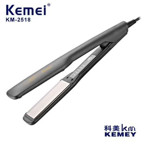 cross-border factory direct supply hair straightener komei km-2518 hairdressing electric hair straightener household wet and dry hair straightener
