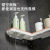 Bathroom Punch-Free Foldable Corner Shelf Wash Basin Wall-Mounted Draining Storage Rack Soap Box Holder