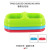 Recommended Thickened Candy Color Dog Bowl Dog Basin Dual-Use Pet Bowl Double Bowl Small and Medium Dog Cat Plastic