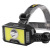 Amazon New T6 + Cob Lightweight Headlamp Built-in Battery Long Press Shutdown Outdoor Fishing Lighting Major Headlamp