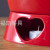 High Quality Heart Shape Ceramic Items Snack Cheese Fondue Pot Mini Kitchen Ceramic Melting Pot