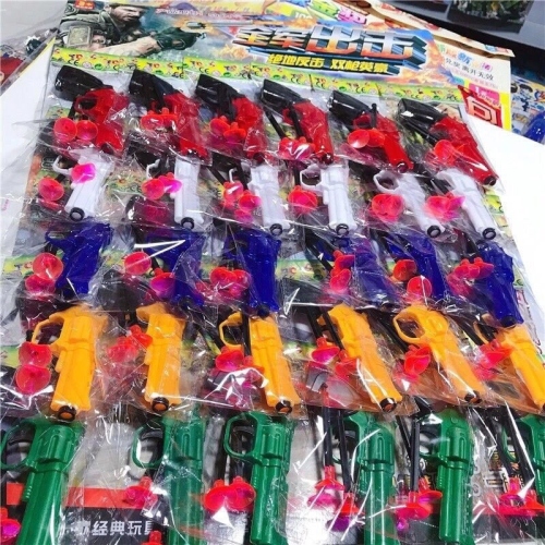 toy boy toy color children‘s sucking disc pistol safety launch soft sucker plastic left wheel sucker gun