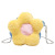 Cute Flowers Women's Bag 2021 New Fashion Ins Niche Chain Plush Shoulder Bag Girl Oblique