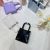 2021 Autumn and Winter Cross-Border New PVC Jelly Women's Bag Mini Fashion Small Rivet Square Bag Shoulder Crossbody Wrist Bag