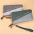 2021 New Women's Long Wallet Korean-Style Stitching Double Zipper Multiple Card Slots Popular Coin Purse Wallet Card Holder