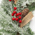 Cross-Border New Arrival Luxury PE Mixed Encryption Christmas Vine Ring Snow Scene Decorative Showcase Armrest Fireplace Christmas Vine