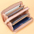 2021 New Women's Long Wallet Korean Style Simple Double Zipper Popular Coin Purse Multiple Card Slots Wallet Card Holder