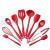 Wholesale 10pcs Utensil Set Silicone Kitchen Supplies Colorful Utensils Sets Baking Accessories With White Box