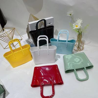 2021 New Jelly Bag Women's Bag Vegetable Basket Colorful Candy Color Bags Southeast Asia Foreign Trade Mini Handbag