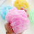 Colorful Loofah Colorful Bath Sponge Bath Towel Rub Back Mesh Sponge Bubble Making Cleaning Bath Products 10G