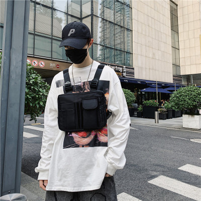 New Fashion  waist Bag Hip Hop Tactical Functional Backpack Workwear Motorcycle Chest Bag Shoulder Bag
