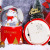 Riding Deer Santa Claus Crystal Ball Music Box Music Box Automatic Rotating Snow Children Gift Christmas Crystal Ball