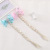 Children's Ice and Snow Wig Hairpin Princess Elsa Bow Headdress Girls Snowflake Wig Long Braid Butterfly Hair Accessory