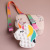 Cross-Border Deratization Pioneer Unicorn Cartoon Change Purse Crossbody Bag Horse Head Press Silicone Mini Lovely Bag