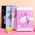 Rainbow Magnetic Snap Unicorn Cartoon Notebook Thickening Factory Cross-Border Hand Account Student Book Memo Diary Book