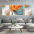 Color HD Flowers Print Sofa Background Wall Canvas Decorative Painting Hotel Hall Oil Painting Decorative Wall Painting Hanging Painting