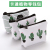 New Creative Canvas Coin Purse Triangle Cactus Coin Bag Key Earphone Data Cable Storage Bag