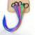 Cross-Border Colorful Gradient Wig Braid Children Adult Holiday Travel Dressing Hair Accessories Twist Braid Hair Rope Towel Ring