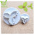 2PCS DIY Leaf Shape Cream Sugar Craft Chocolate Stamp Biscuit Mold Dough ABC Plunger Cutter Set Kitchen Accessories