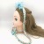 Ice and Snow Princess Elsa Wig Braid Headband Head Buckle Dream Mesh Snowflake Braid Festival Dressing Stage Hair Accessories