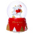 Riding Deer Santa Claus Crystal Ball Music Box Music Box Automatic Rotating Snow Children Gift Christmas Crystal Ball