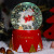 Riding Deer Santa Claus Crystal Ball Music Box Music Box Automatic Rotating Snow Children Gift Christmas Crystal Ball