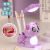 Factory Direct Sales Cartoon Animal Multifunction with Pen Holder Penknife Table Lamp USB Charging Small Night Lamp