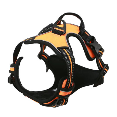 Dog Vest Type Reflective Chest Strap Large Dog Dog Leash Hand Holding Rope Explosion-Proof Anti-Punching Pet Supplies