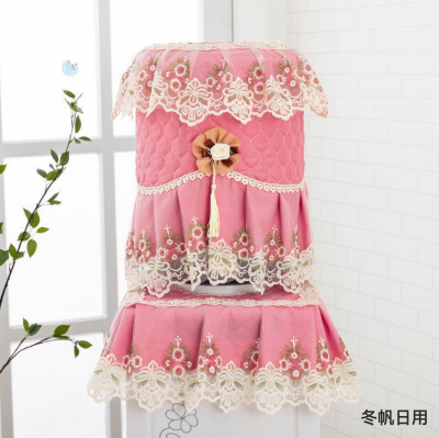 New Drinking Fountain Cover Dust Cover Dirt-Proof Cover Lace Cover Cloth Home Water Dispenser Bucket Cover