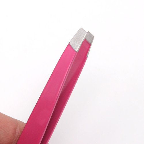 Supply Beauty Manicure tools Stainless Steel Eye Tweezer Eyebrow Tweezers Eyebrow Shaping Tweezer Oblique Clip