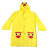 Direct Selling Retail 2019 Korean Cute Cartoon Printed Hooded Windproof Buckle Children Raincoat in Stock Wholesale